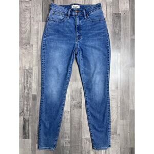 Madewell Curvy High Rise Skinny Jeans Women’s 28 Blue Denim Stretch